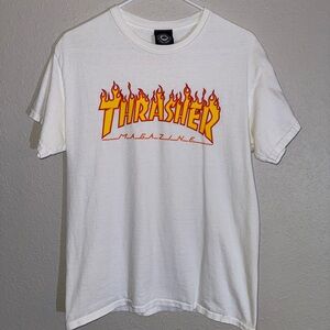 Thrasher White Logo Tee - Men’s/Unisex - Size M